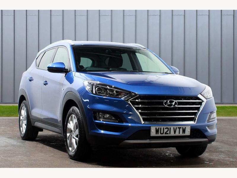 hyundai tucson blue hybrid